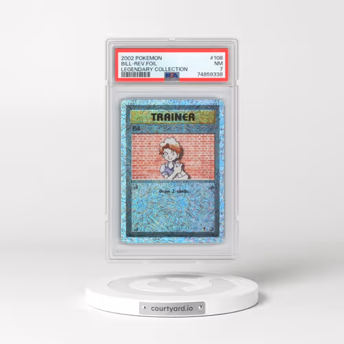 2002 Pokémon Legendary Collection #108 Bill - Reverse Foil (PSA 7 NM)
