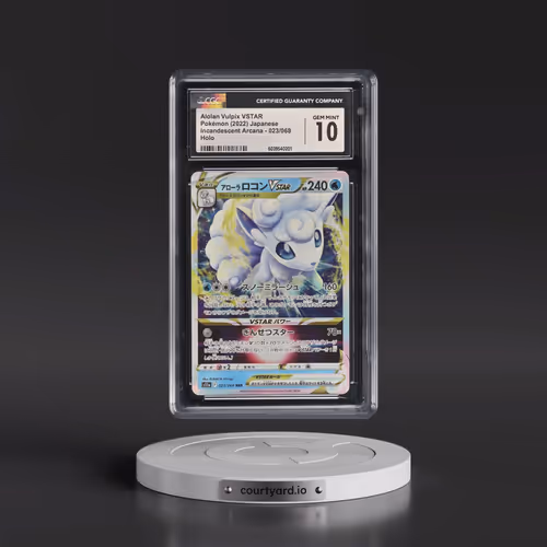 2022 Incandescent Arcana #023/068 Alolan Vulpix VSTAR - Holo (CGC 10 GEM MINT)