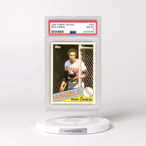 1985 Topps Tiffany #300 Rod Carew (PSA 8 NM-MT)