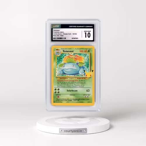 2021 Celebrations - Classic Collection #15/102 Venusaur - Base Set Holo (CGC 10 GEM MINT)