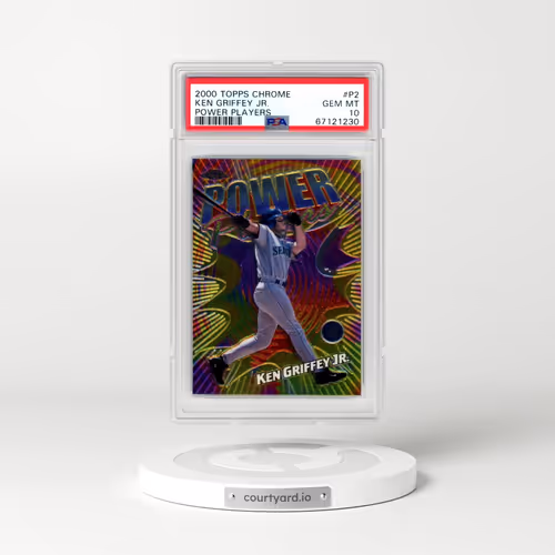 2000 Topps Chrome Power Players #P2 Ken Griffey Jr (PSA 10 GEM MINT)