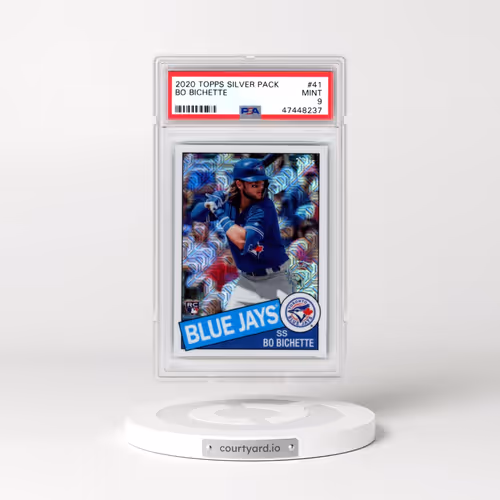 2020 Topps Silver Pack 1985 Chrome Promo #41 Bo Bichette (PSA 9 MINT)