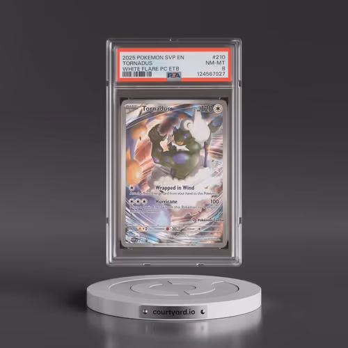 2025 Pokémon Svp EN-SV Black Star Promo #210 Tornadus - White Flare Pokemon Center Elite Trainer Box