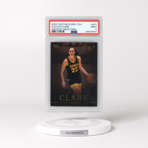 2024 Panini Caitlin Clark Collection Artistic Selection #AS1 Caitlin Clark (PSA 9 MINT)