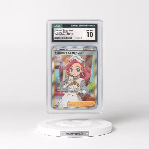 2020 Vivid Voltage #185/185 Pokémon Center Lady (CGC 10 GEM MINT)