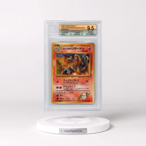 1999 Gym 2: Challenge from the Darkness #6 Blaine's Charizard - Holo (BGS 9.5 GEM MINT)