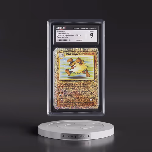 2002 Legendary Collection #59/110 Primeape - Reverse Holo (CGC 9 MINT)