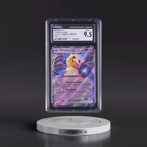 2025 Pokémon Jtg EN-Journey Together #069 Mimikyu EX - Holo (CGC 9.5 MINT+)