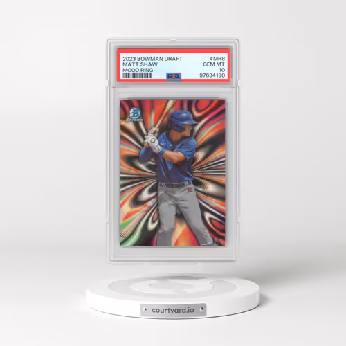 2023 Bowman Draft Mood Ring #MR8 Matt Shaw (PSA 10 GEM MINT)