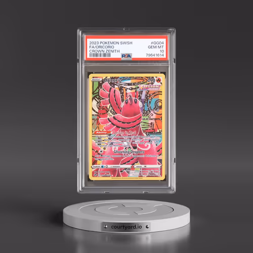 2023 Pokémon Sword and Shield Crown Zenith #GG04 Oricorio - Full Art (PSA 10 GEM MINT)