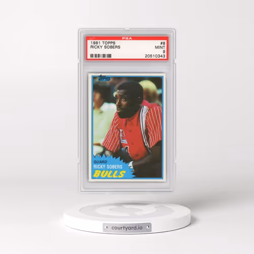 1981 Topps #8 Ricky Sobers (PSA 9 MINT)