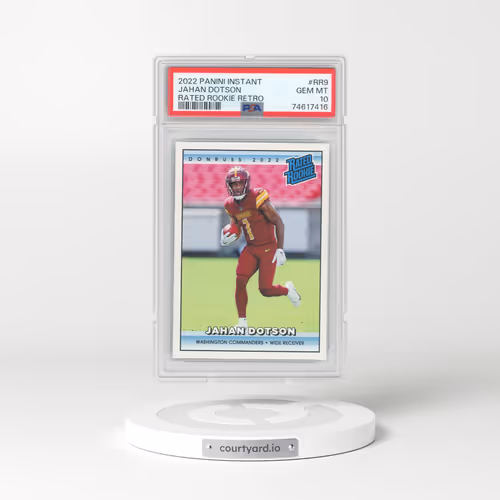 2022 Panini Instant Rated Rookie Retro #RR9 Jahan Dotson (PSA 10 GEM MINT)