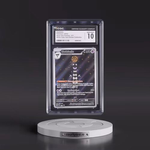 2025 Pokémon Svp EN-SV Black Star Promo #211 Gothitelle - White Flare Tech Sticker Collection (CGC 1