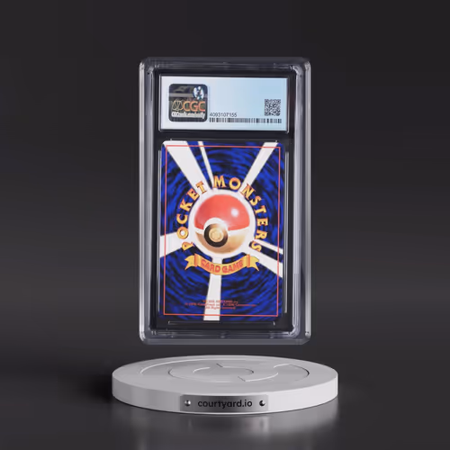 1998 Vending Series 3 (Pokeball Symbol. Glossy) Machoke - Komiya Illustration (CGC 9 MINT)