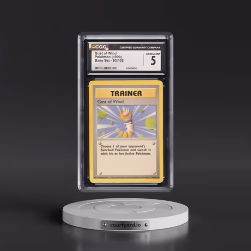 1999 Base Set #93/102 Gust of Wind (CGC 5 EX)