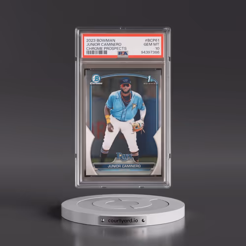 2023 Bowman Chrome Prospects #BCP61 Junior Caminero (PSA 10 GEM MINT)