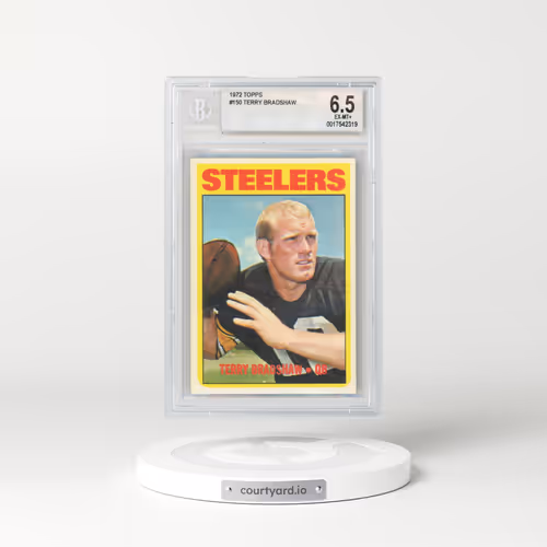 1972 Topps #150 Terry Bradshaw (BGS 6.5 EX-MT+)