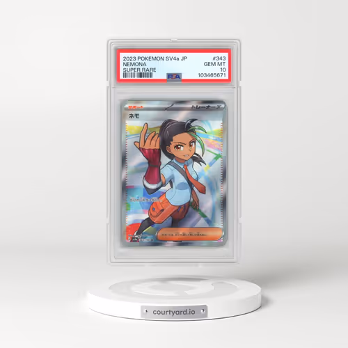 2023 Pokémon Sv4a-Shiny Treasure EX #343 Nemona - Super Rare (PSA 10 GEM MINT)