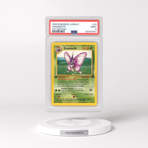 1999 Jungle #29 Venomoth - 1st Edition 1st Edition (PSA 9 MINT)