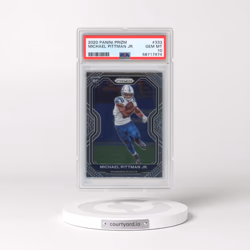 2020 Panini Prizm #333 Michael Pittman Jr. (PSA 10 GEM MINT)