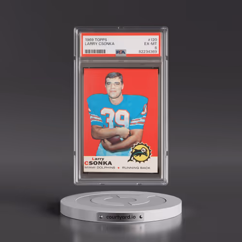 1969 Topps #120 Larry Csonka (PSA 6 EX-MT)