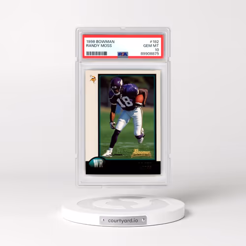 1998 Bowman #182 Randy Moss (PSA 10 GEM MINT)