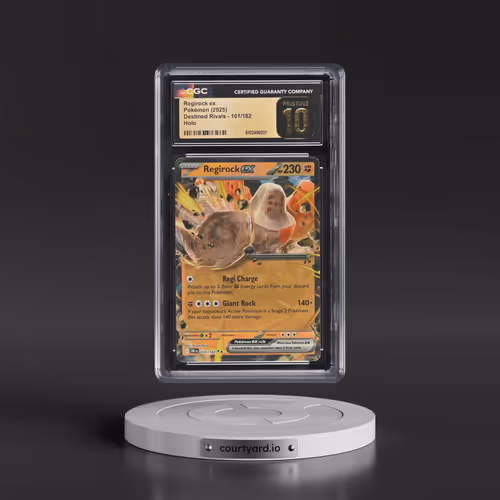 2025 Pokémon Dri EN-Destined Rivals #101 Regirock EX - Holo (CGC 10 PRISTINE)