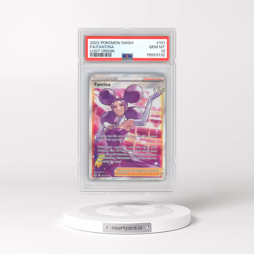 2022 Pokémon Sword & Shield Lost Origin #191 Fantina - Full Art (PSA 10 GEM MINT)