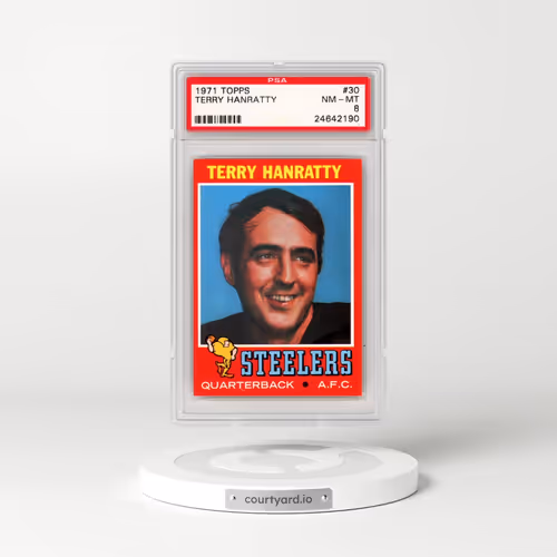 1971 Topps #30 Terry Hanratty (PSA 8 NM-MT)