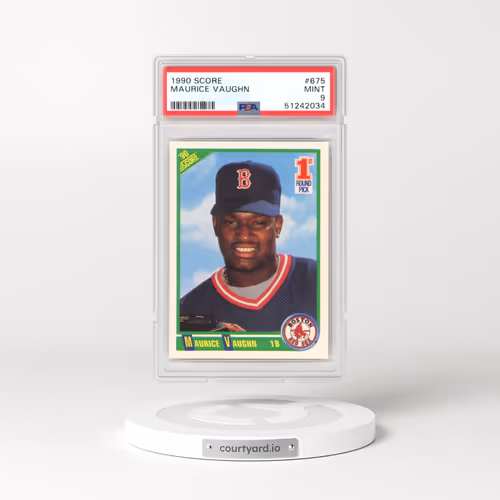 1990 Score #675 Maurice Vaughn (PSA 9 MINT)
