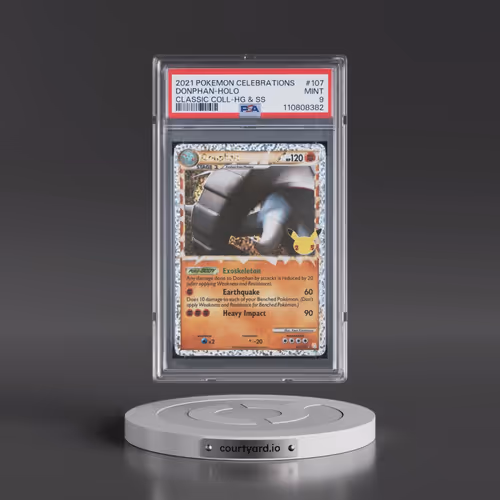 2021 Pokémon Celebrations Classic Collection #107 Donphan - Holo (PSA 9 MINT)