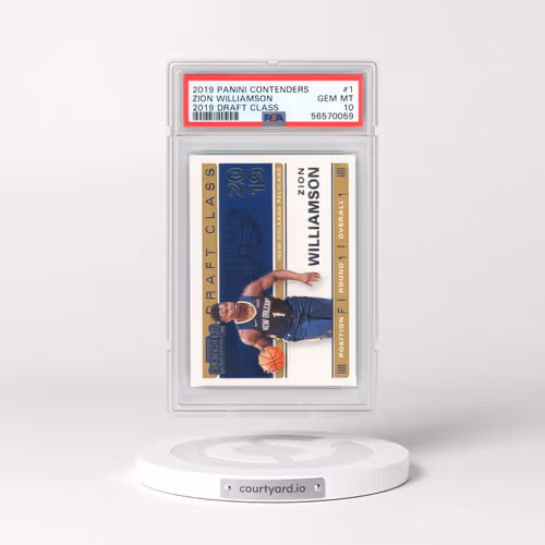 2019 Panini Contenders 2019 Draft Class #1 Zion Williamson (PSA 10 GEM MINT)