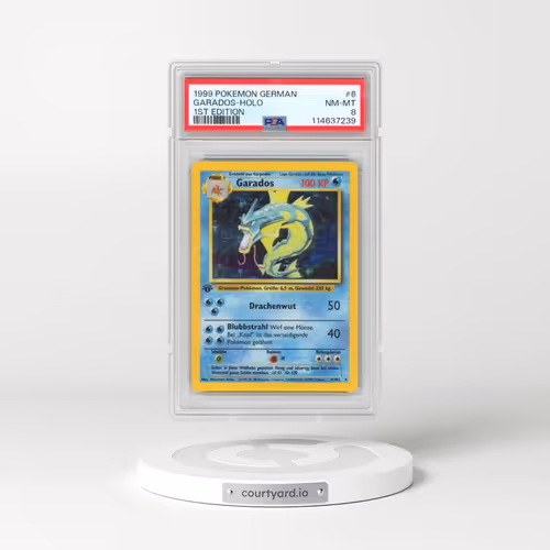 1999 Pokémon #6 Garados - 1st Edition Holo (PSA 8 NM-MT)