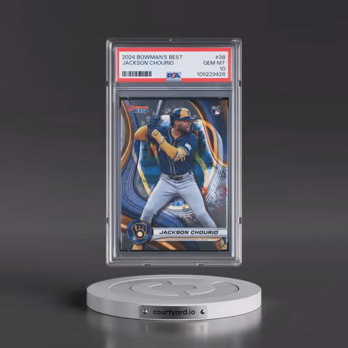 2024 Bowman's Best #38 Jackson Chourio (PSA 10 GEM MINT)