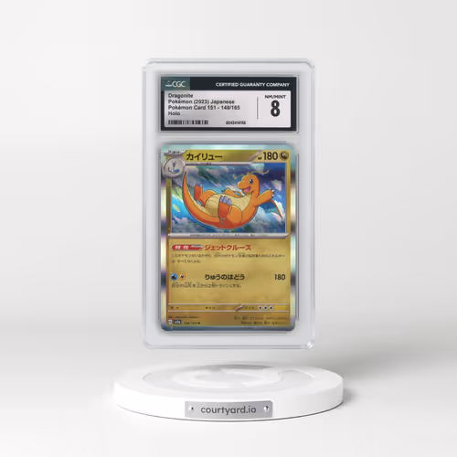 2023 Pokémon Card 151 #149/165 Dragonite - Holo (CGC 8 NM-MT)