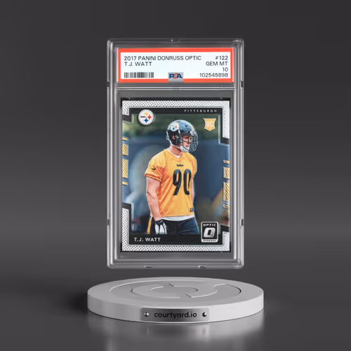 2017 Panini Donruss Optic #122 T.J. Watt (PSA 10 GEM MINT)