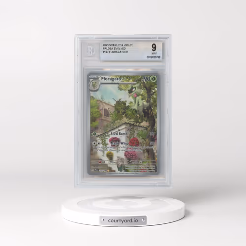 2023 Paldea Evolved - PAL EN #197 Floragato - Illustration Rare Holo (BGS 9 MINT)