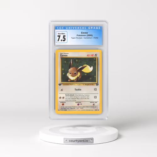 2000 Team Rocket #55/82 Eevee - 1st Edition 1st Edition (CGC 7.5 NM+)