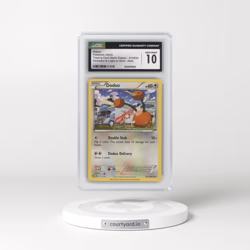 2023 Trading Card Game Classic - CLV, CLC, CLB #013/034 Doduo - Venusaur & Lugia ex Deck - CLV Holo (CGC 10 GEM MINT)