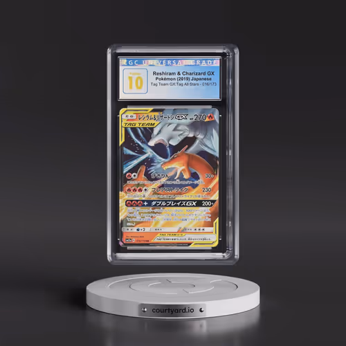 2019 Tag Team GX: Tag All Stars #016/173 Reshiram & Charizard GX - Holo (CGC 10 PRISTINE)