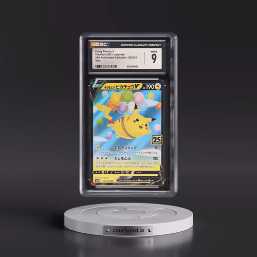 2021 Pokémon 25th Anniversary Collection #023 Flying Pikachu V - Holo (CGC 9 MINT)