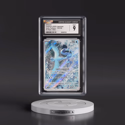 2025 Battle Partners - sv9 #102/100 Articuno - Art Rare Holo (CGC 9 MINT)