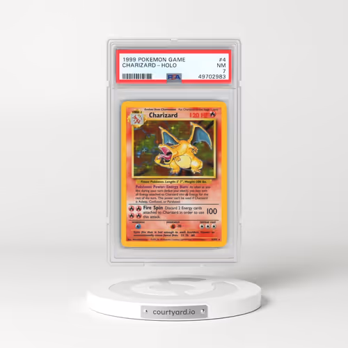 1999 Pokémon Game #4 Charizard - Holo (PSA 7 NM)