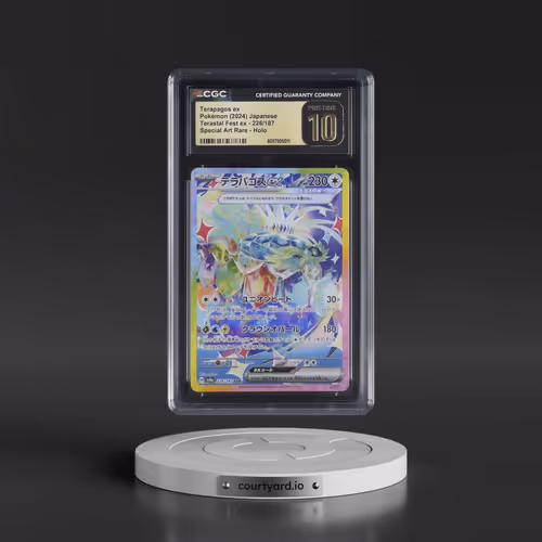 2024 Pokémon Sv8a-Terastal Fest EX #226 Terapagos EX - Holo Special Art Rare (CGC 10 PRISTINE)