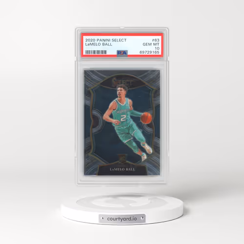2020 Panini Select #63 LaMelo Ball (PSA 10 GEM MINT)