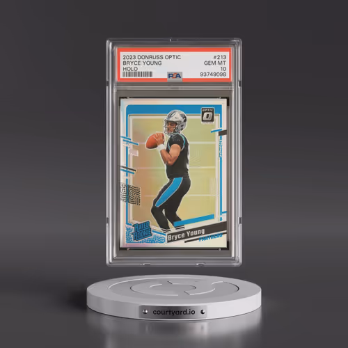 2023 Panini Donruss Optic #213 Bryce Young - Holo (PSA 10 GEM MINT)