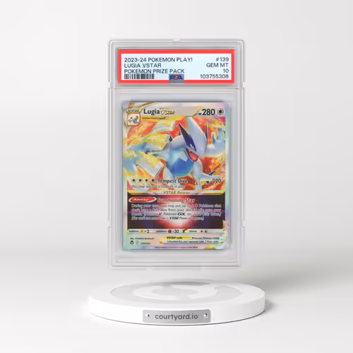 2023-2024 Pokémon Play! Pokemon Prize Pack #139 Lugia Vstar (PSA 10 GEM MINT)