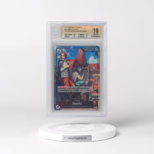 2025 One Piece Card Game Promos #OP09001 Shanks L/(Collectors Club Exclusive) (BGS 10 PRISTINE)