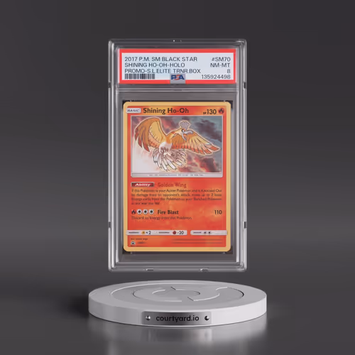 2017 Pokémon SM Black Star Promo #SM70 Shining HO-Oh - Holo Holo Shining Legends Elite Trainer Box (