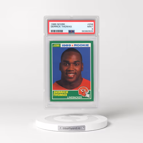1989 Score #258 Derrick Thomas (PSA 9 MINT)